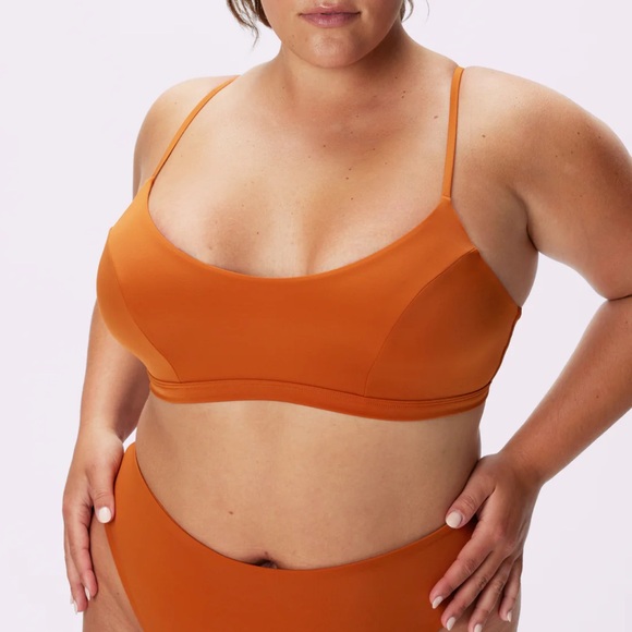 Parade Scoop Bikini Top EcoSplash Swim Women size XL - Picture 5 of 10